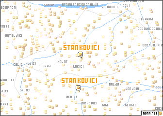 map of Stankovići