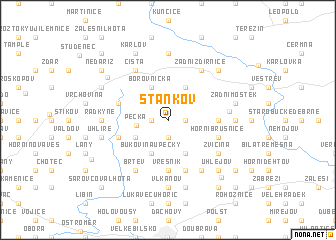 map of Staňkov