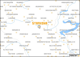 map of Stankowa