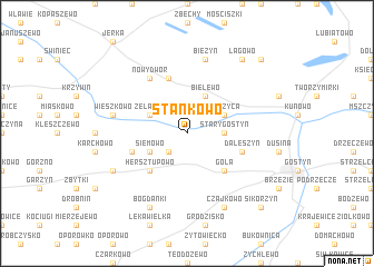 map of Stankowo