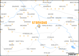 map of Stankowo