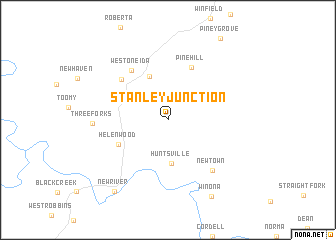 map of Stanley Junction