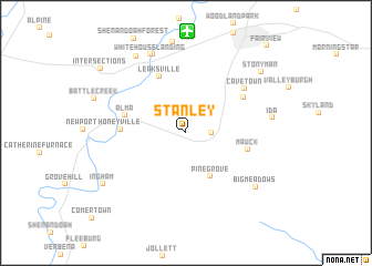 map of Stanley