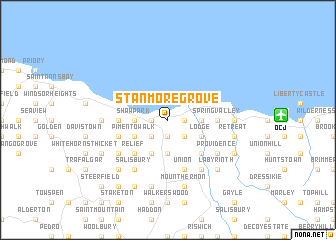 map of Stanmore Grove