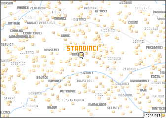 map of Stanoinci