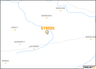 map of Stanok