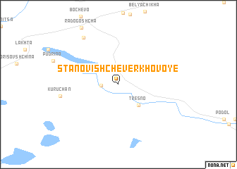 map of Stanovishche Verkhovoye