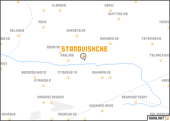 map of Stanovishche