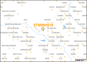 map of Stanoviště