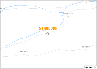 map of Stanovka