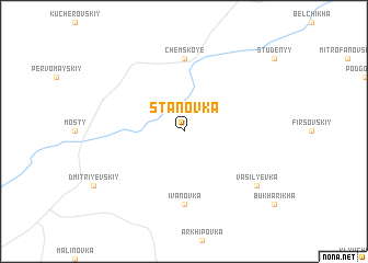 map of Stanovka