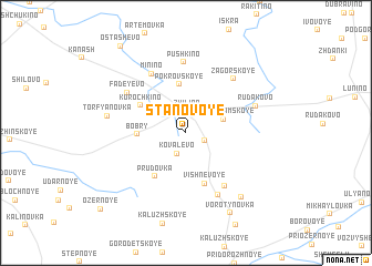 map of Stanovoye