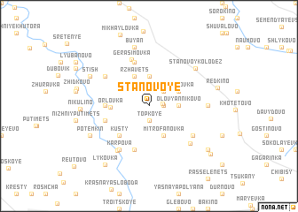 map of Stanovoye