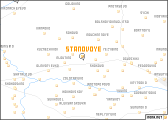 map of Stanovoye