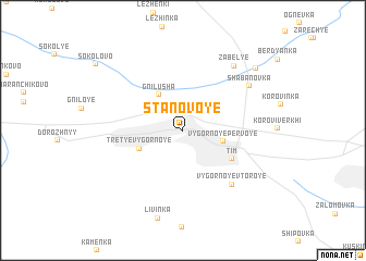 map of Stanovoye