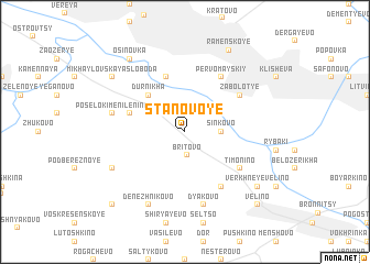 map of Stanovoye