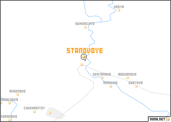 map of Stanovoye