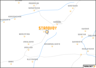 map of Stanovoy