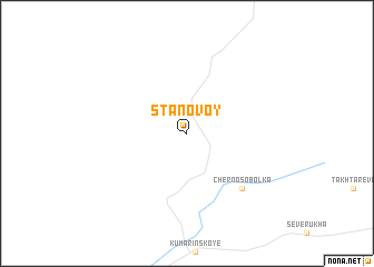 map of Stanovoy