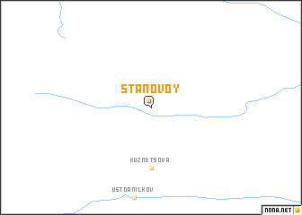 map of Stanovoy