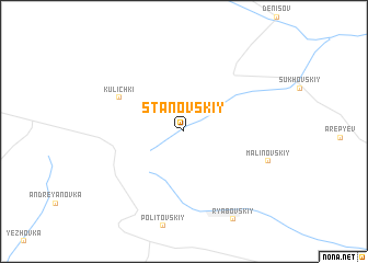 map of Stanovskiy