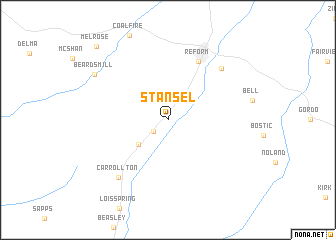 map of Stansel