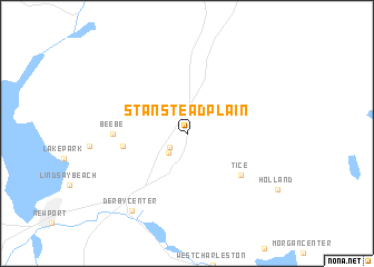 map of Stanstead Plain