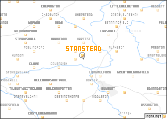 map of Stanstead