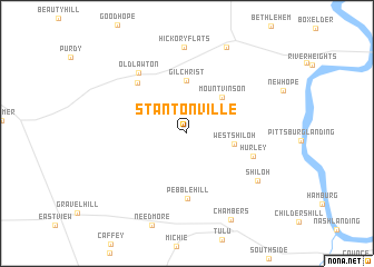 map of Stantonville