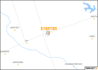 map of Stanton