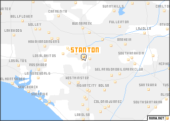 map of Stanton