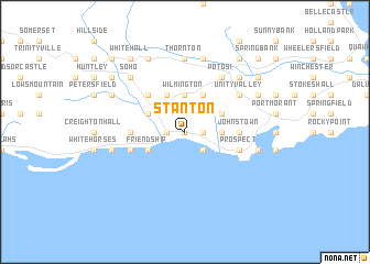 map of Stanton