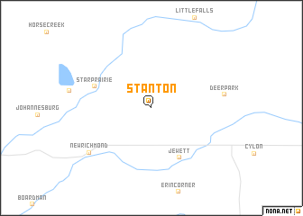 map of Stanton