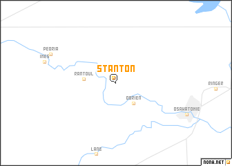 map of Stanton