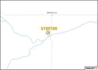 map of Stanton