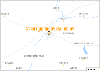 map of Stantsionno-Oyashinskiy