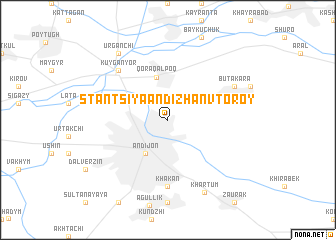 map of Stantsiya Andizhan Vtoroy