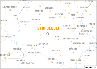 map of Stanulovci