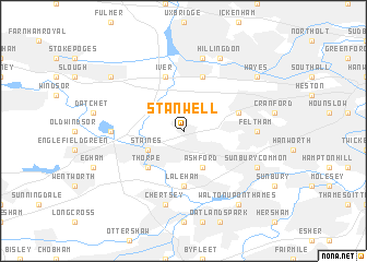 map of Stanwell