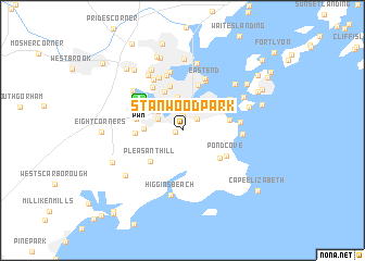 map of Stanwood Park