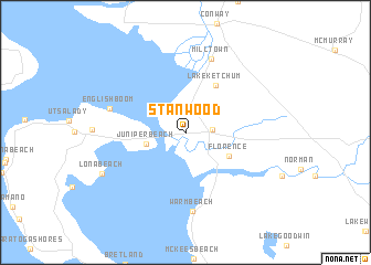 map of Stanwood