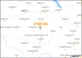 map of Stanyuki