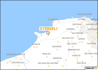 map of Staoueli