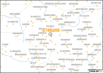 map of Staouna