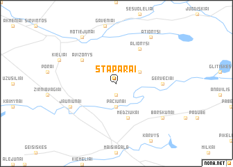 map of Staparai
