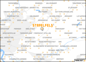 map of Stapelfeld