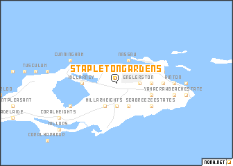 map of Stapleton Gardens