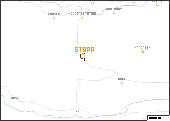 map of Stapp