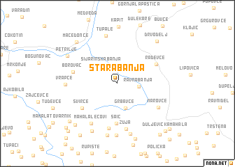 map of Stara Banja