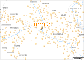 map of Stara Bila